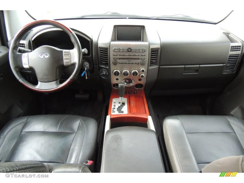 2005 QX 56 4WD - Silver Graphite Gray / Graphite photo #12