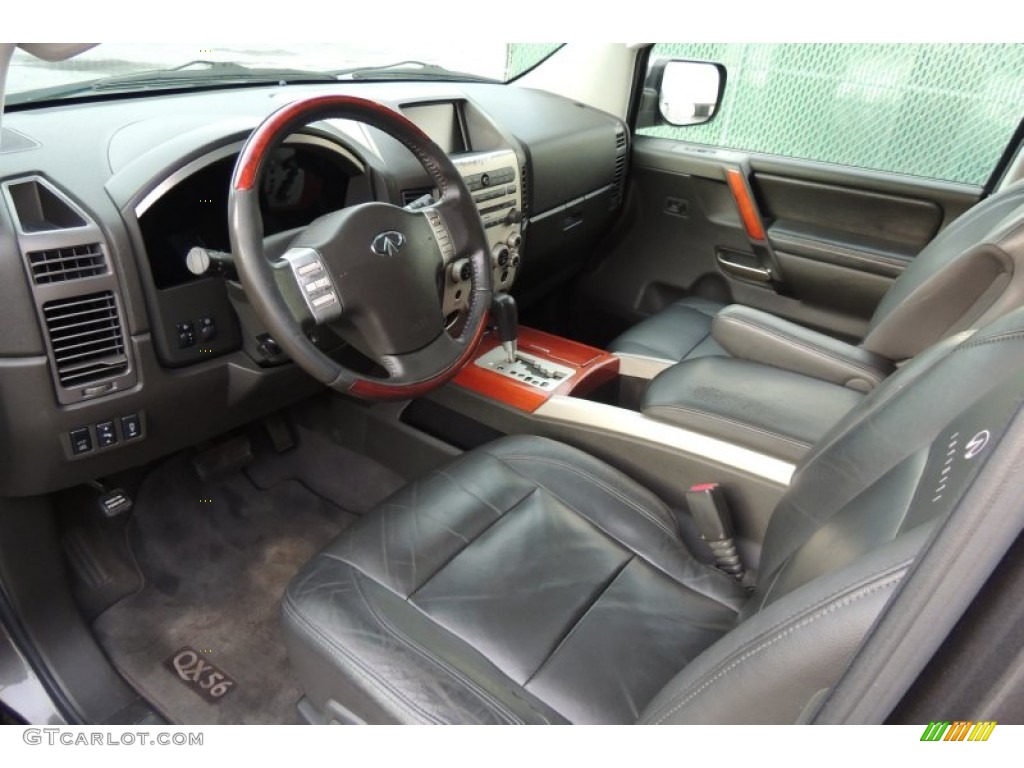 2005 QX 56 4WD - Silver Graphite Gray / Graphite photo #21