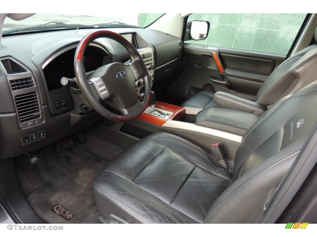 2005 QX 56 4WD - Silver Graphite Gray / Graphite photo #36