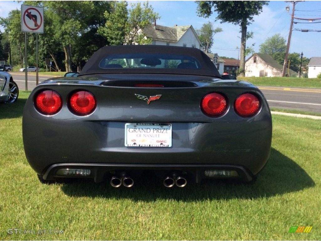 2013 Corvette Convertible - Cyber Gray Metallic / Ebony photo #5
