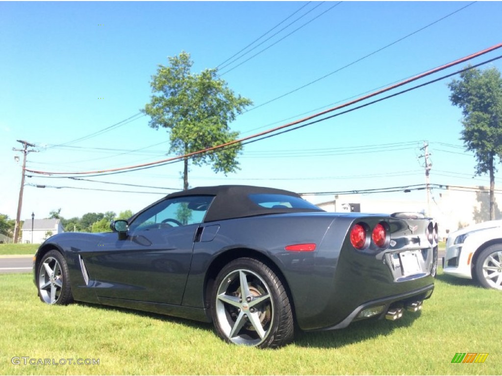 2013 Corvette Convertible - Cyber Gray Metallic / Ebony photo #6