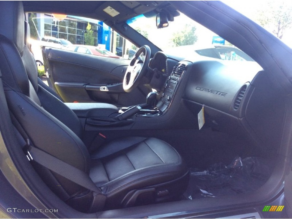 2013 Corvette Convertible - Cyber Gray Metallic / Ebony photo #15