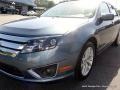 2011 Steel Blue Metallic Ford Fusion SEL V6  photo #35