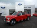 2015 Race Red Ford F150 XLT SuperCrew 4x4  photo #1