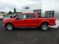 2015 Race Red Ford F150 XLT SuperCrew 4x4  photo #2