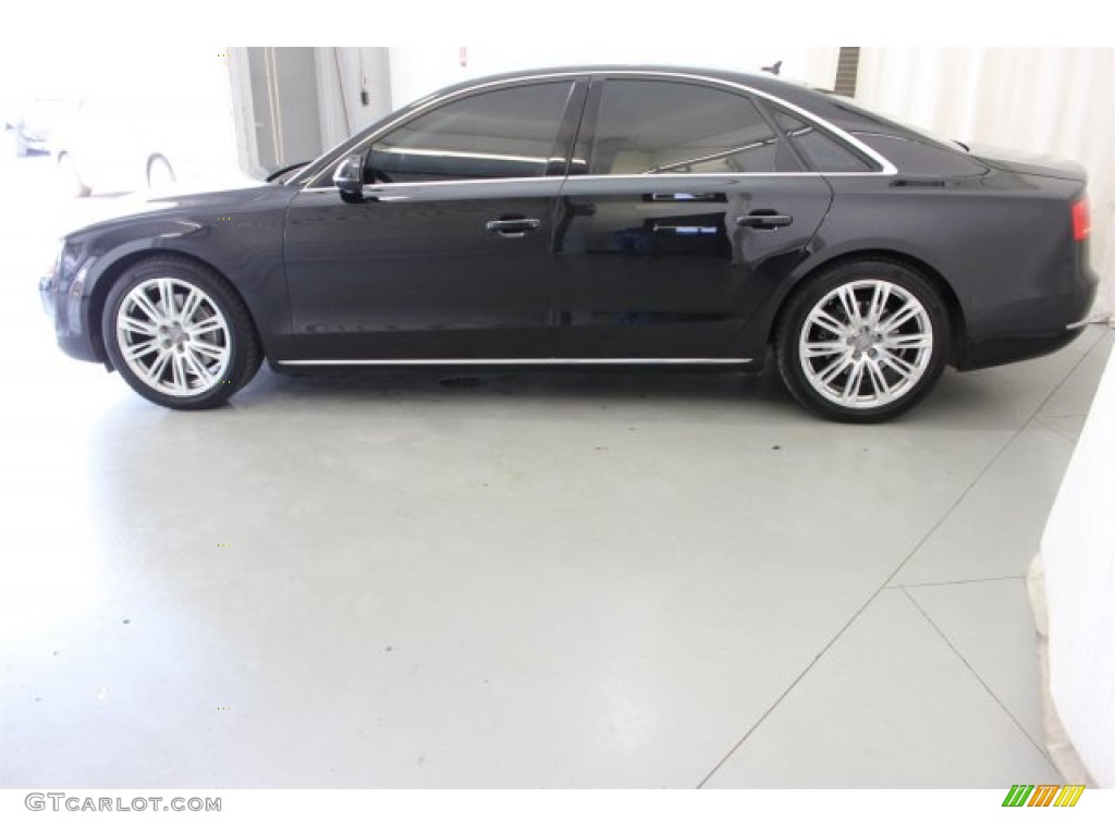 2014 A8 3.0T quattro - Brilliant Black / Black photo #6