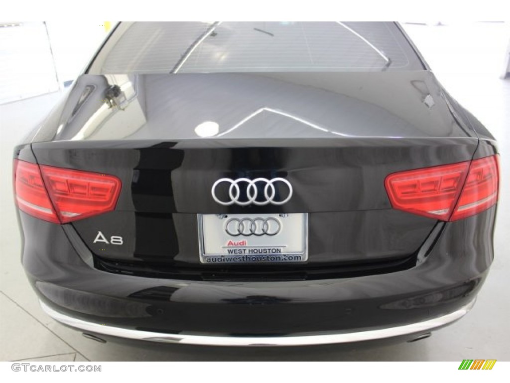 2014 A8 3.0T quattro - Brilliant Black / Black photo #8