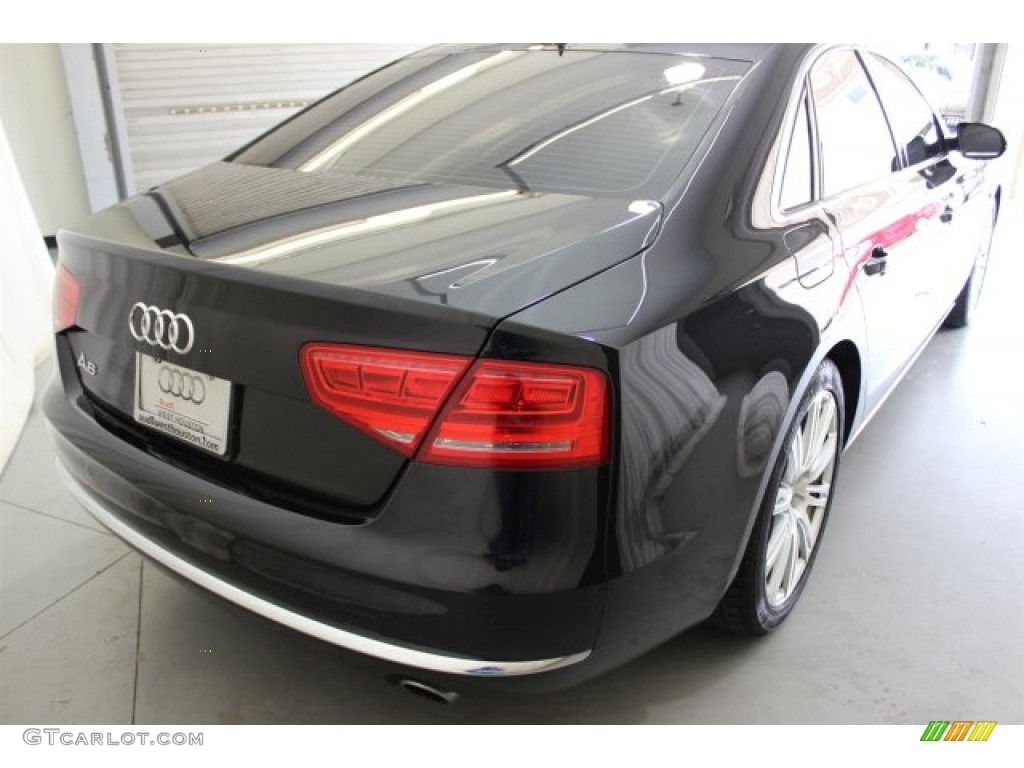 2014 A8 3.0T quattro - Brilliant Black / Black photo #9