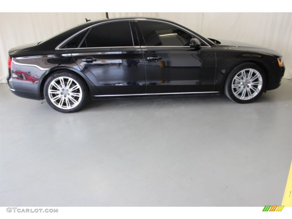 2014 A8 3.0T quattro - Brilliant Black / Black photo #12