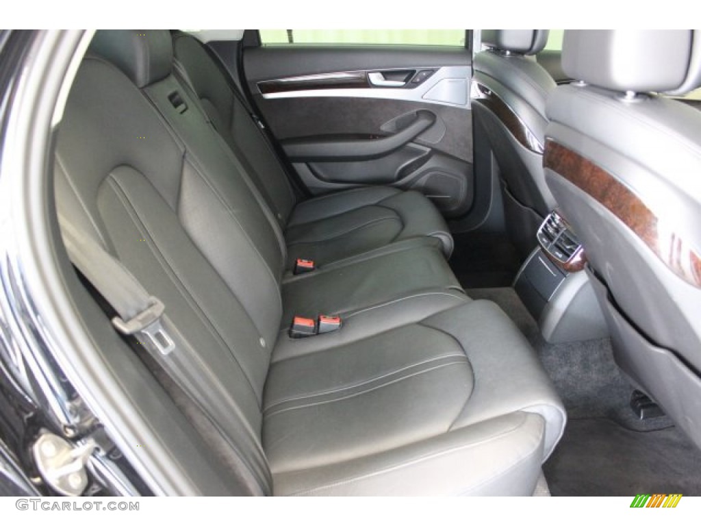 2014 A8 3.0T quattro - Brilliant Black / Black photo #52