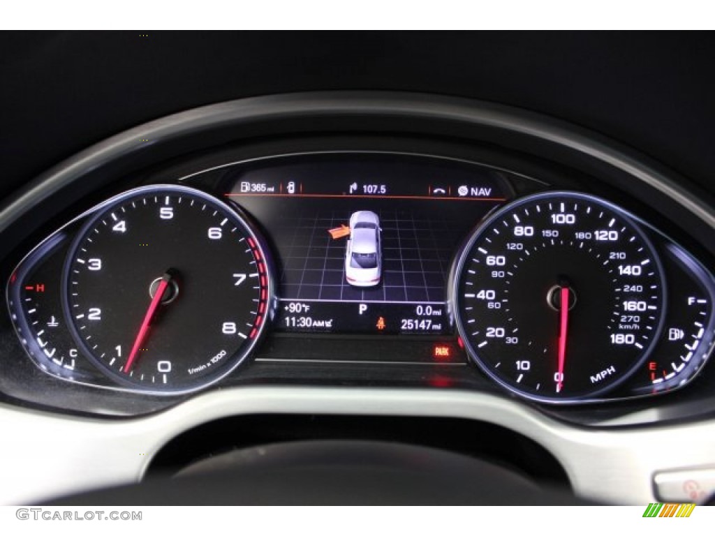 2014 Audi A8 3.0T quattro Gauges Photo #105508039