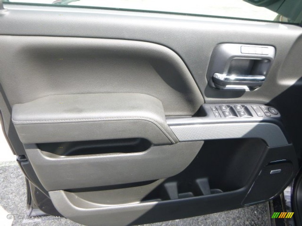 2015 Silverado 1500 LTZ Z71 Double Cab 4x4 - Slate Gray Metallic / Jet Black photo #13