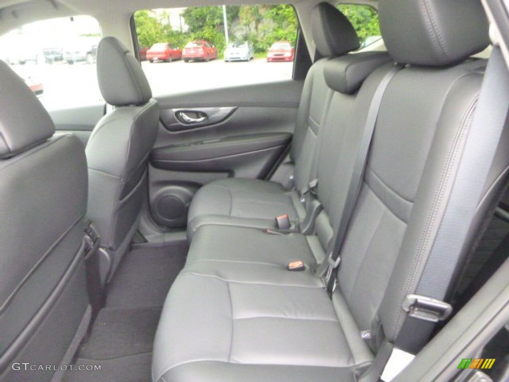 2015 Rogue SL AWD - Super Black / Charcoal photo #12