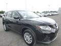 2015 Super Black Nissan Rogue S AWD  photo #1