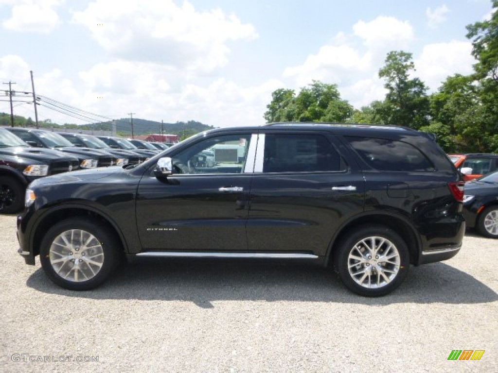 Brilliant Black Crystal Pearl 2015 Dodge Durango Citadel AWD Exterior Photo #105512607