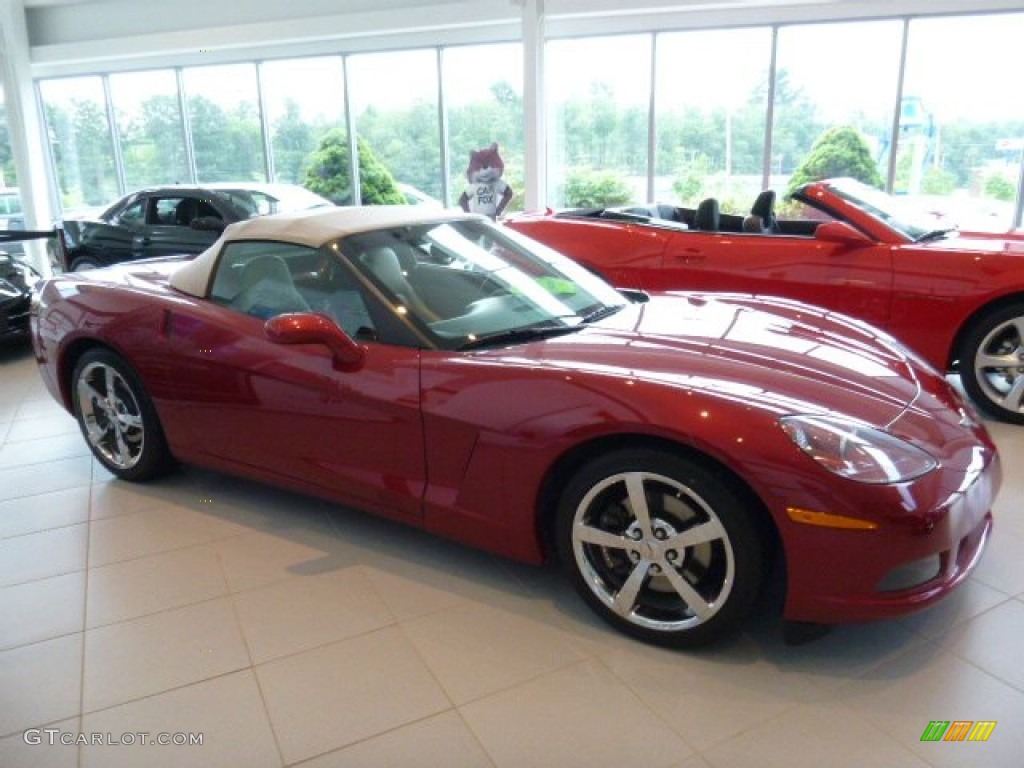 2010 Corvette Convertible - Crystal Red Metallic / Cashmere photo #5