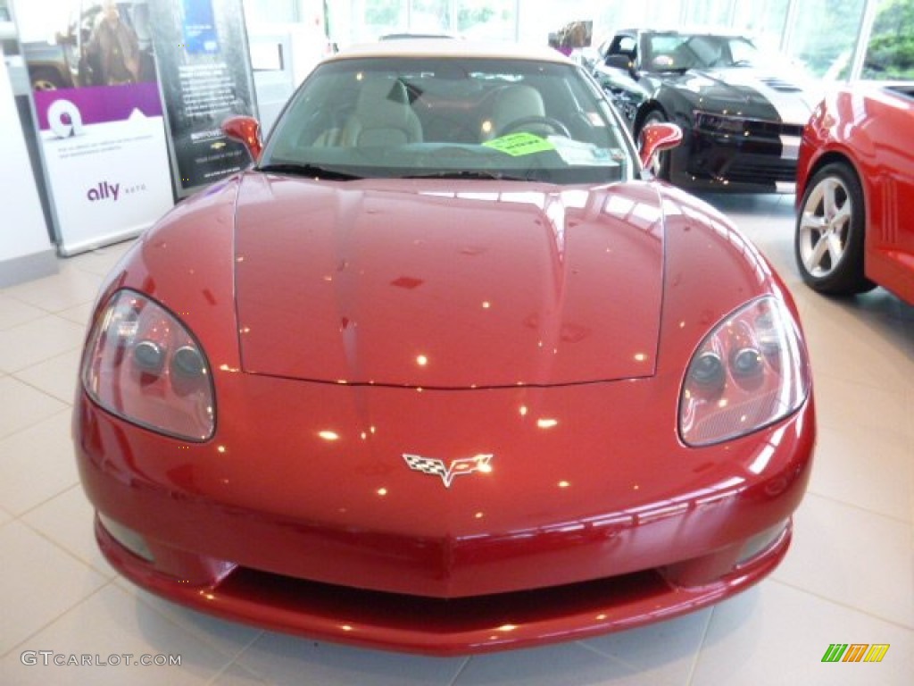 2010 Corvette Convertible - Crystal Red Metallic / Cashmere photo #7