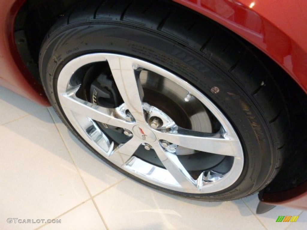 2010 Corvette Convertible - Crystal Red Metallic / Cashmere photo #8