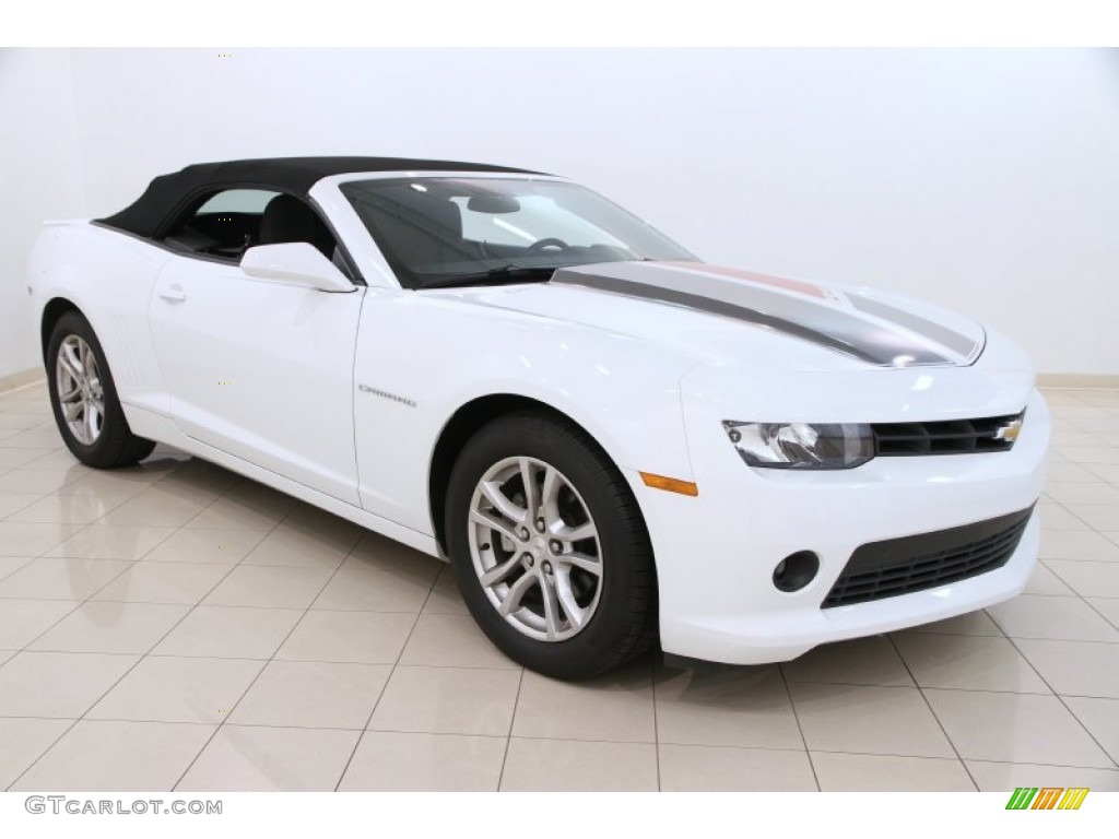 2015 Camaro LT Convertible - Summit White / Black photo #2