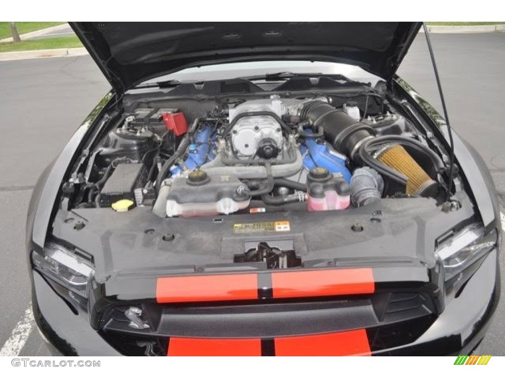 2013 Ford Mustang Shelby GT500 SVT Performance Package Convertible 5.8 Liter Supercharged DOHC 32-Valve Ti-VCT V8 Engine Photo #105515972