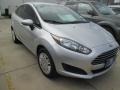 2015 Ingot Silver Metallic Ford Fiesta S Sedan  photo #1