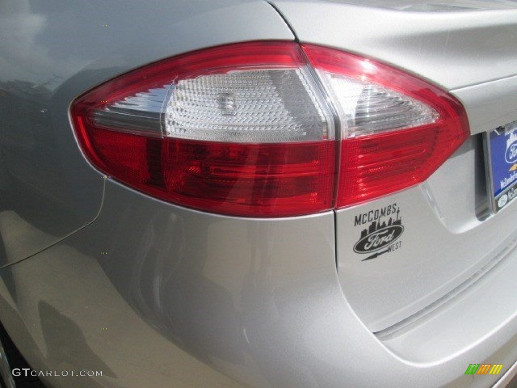 2015 Fiesta S Sedan - Ingot Silver Metallic / Charcoal Black photo #9