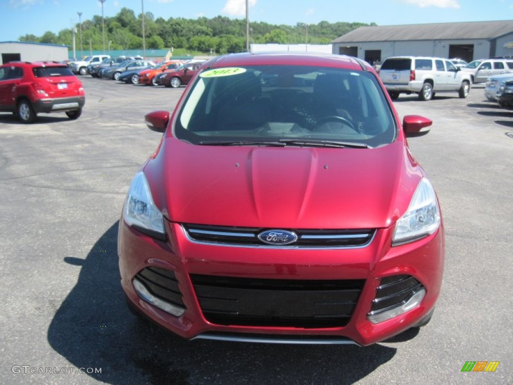 2013 Escape SEL 1.6L EcoBoost - Ruby Red Metallic / Charcoal Black photo #4