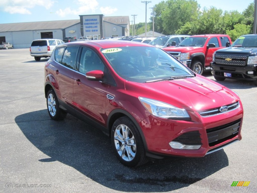 2013 Escape SEL 1.6L EcoBoost - Ruby Red Metallic / Charcoal Black photo #5