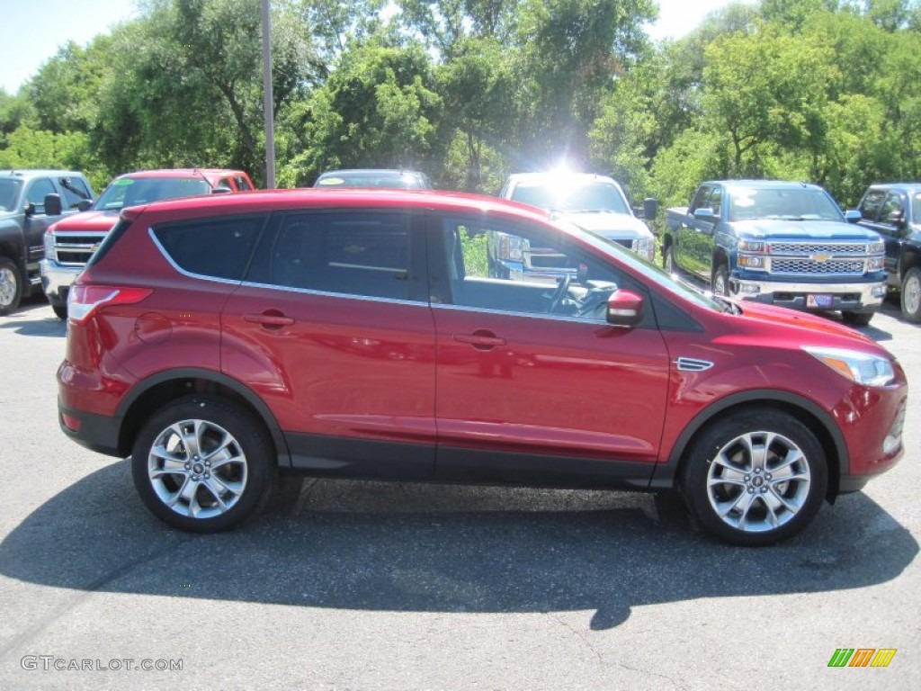 2013 Escape SEL 1.6L EcoBoost - Ruby Red Metallic / Charcoal Black photo #7
