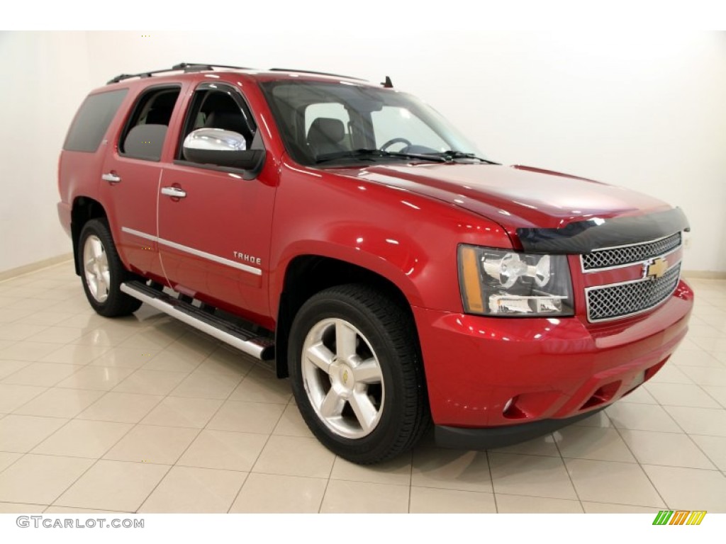 2014 Tahoe LTZ 4x4 - Crystal Red Tintcoat / Ebony photo #1
