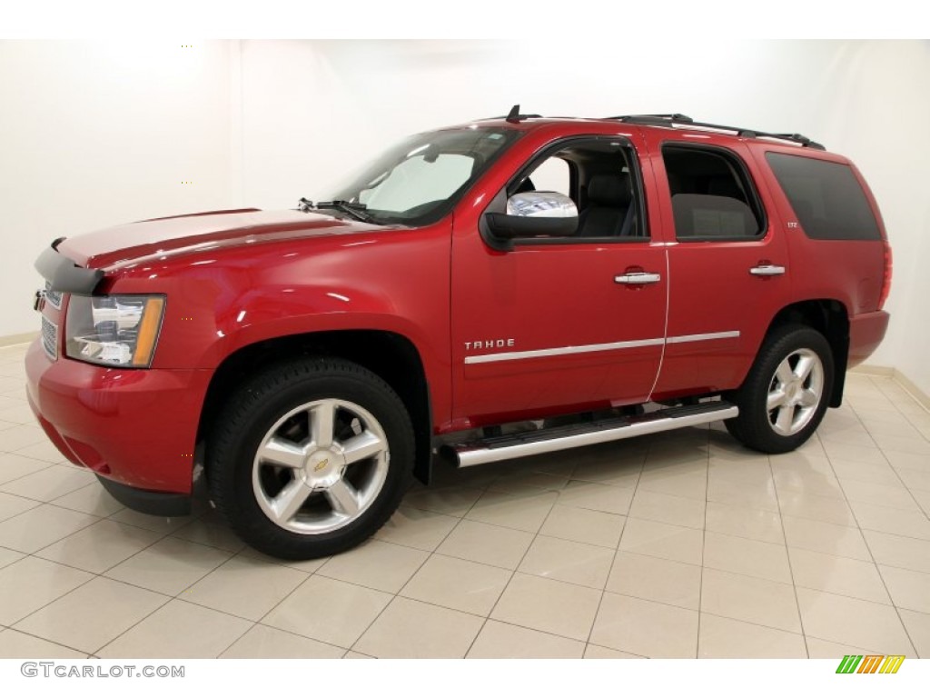 2014 Tahoe LTZ 4x4 - Crystal Red Tintcoat / Ebony photo #3