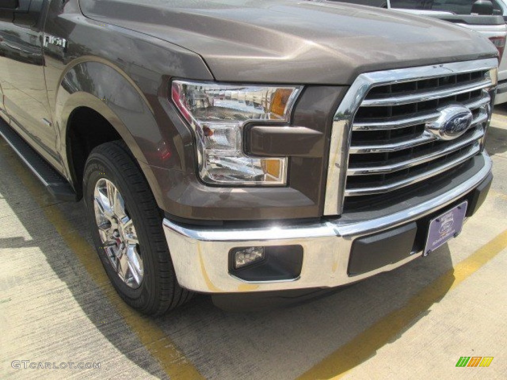 2015 F150 XLT SuperCrew - Caribou Metallic / Medium Light Camel photo #2