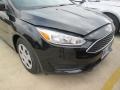 2015 Tuxedo Black Metallic Ford Focus S Sedan  photo #3