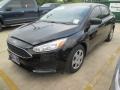 2015 Tuxedo Black Metallic Ford Focus S Sedan  photo #1