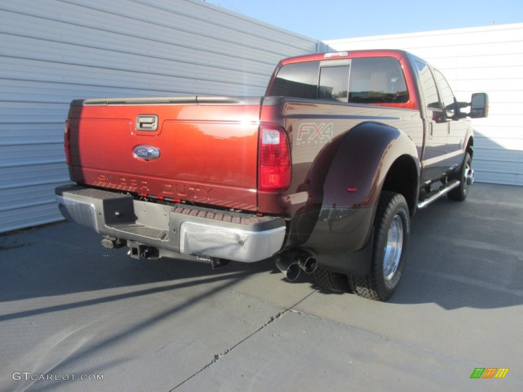 Bronze Fire Metallic 2016 Ford F350 Super Duty Lariat Crew Cab 4x4 DRW Exterior Photo #105520082