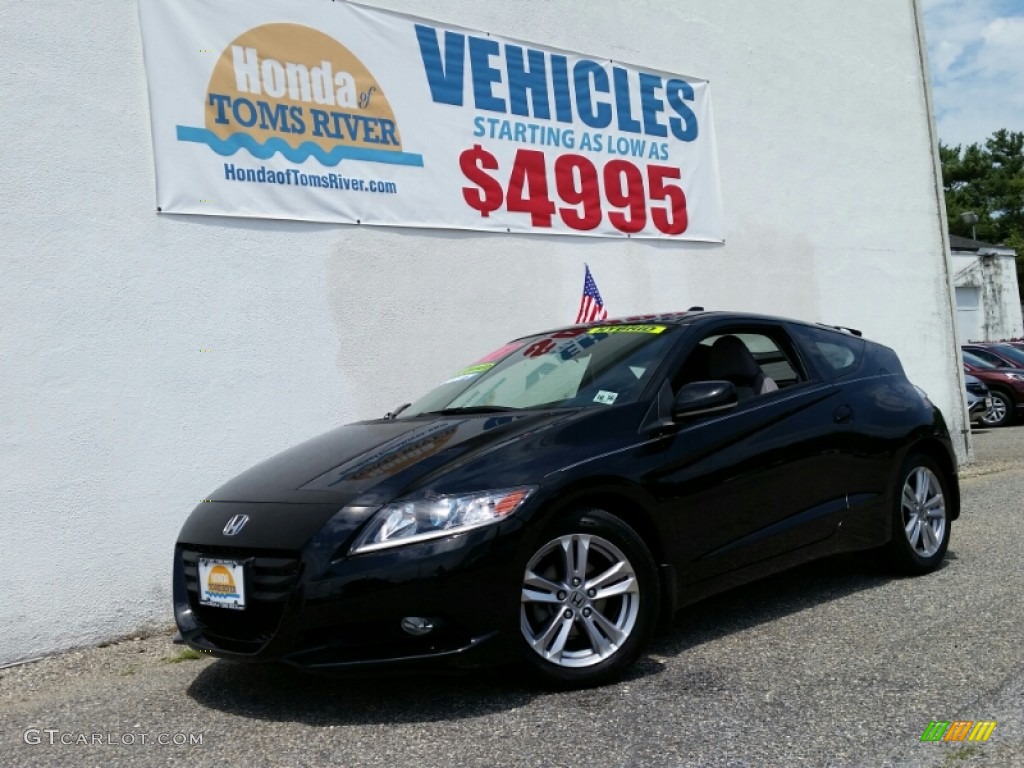 2011 CR-Z EX Sport Hybrid - Crystal Black Pearl / Gray Fabric photo #1