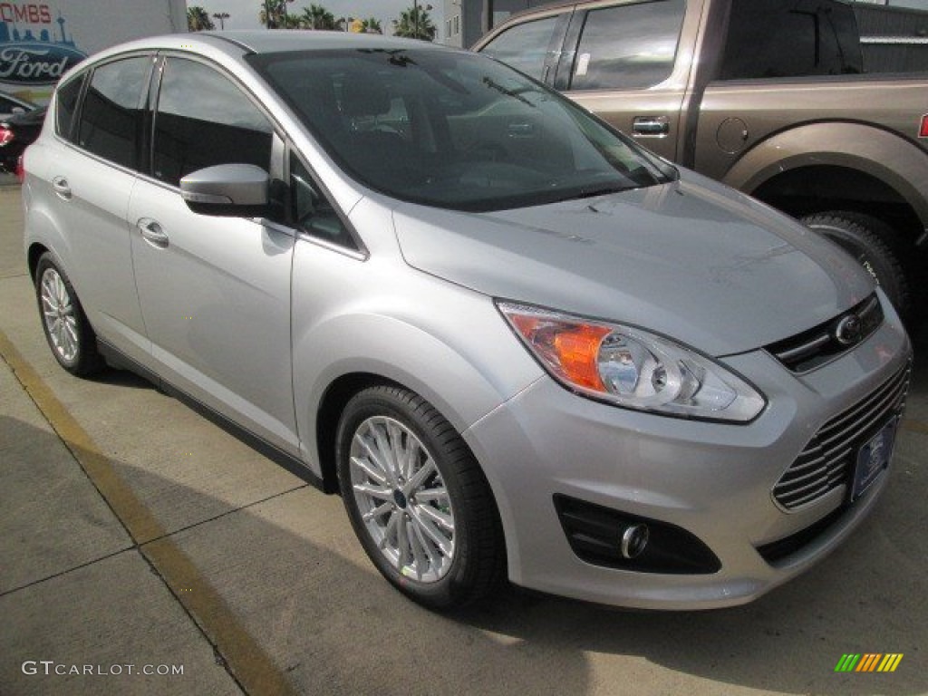 2015 C-Max Hybrid SEL - Ingot Silver Metallic / Charcoal Black photo #1