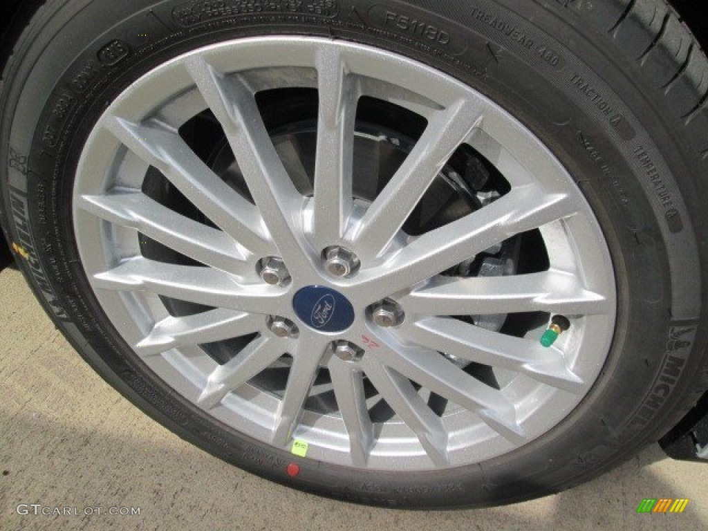 2015 C-Max Hybrid SEL - Ingot Silver Metallic / Charcoal Black photo #3
