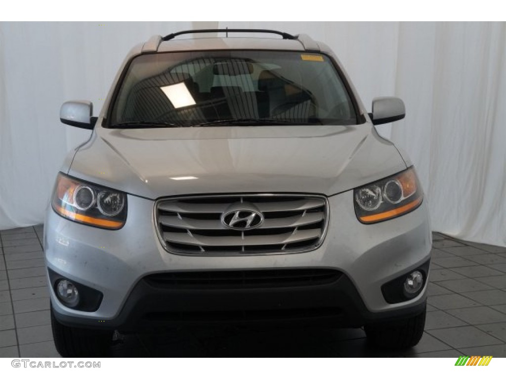 2011 Santa Fe SE - Moonstone Silver / Gray photo #3