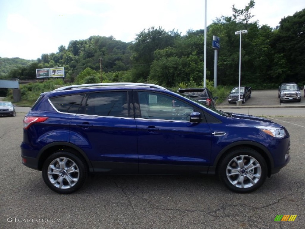 2016 Escape Titanium 4WD - Deep Impact Blue Metallic / Medium Light Stone photo #1