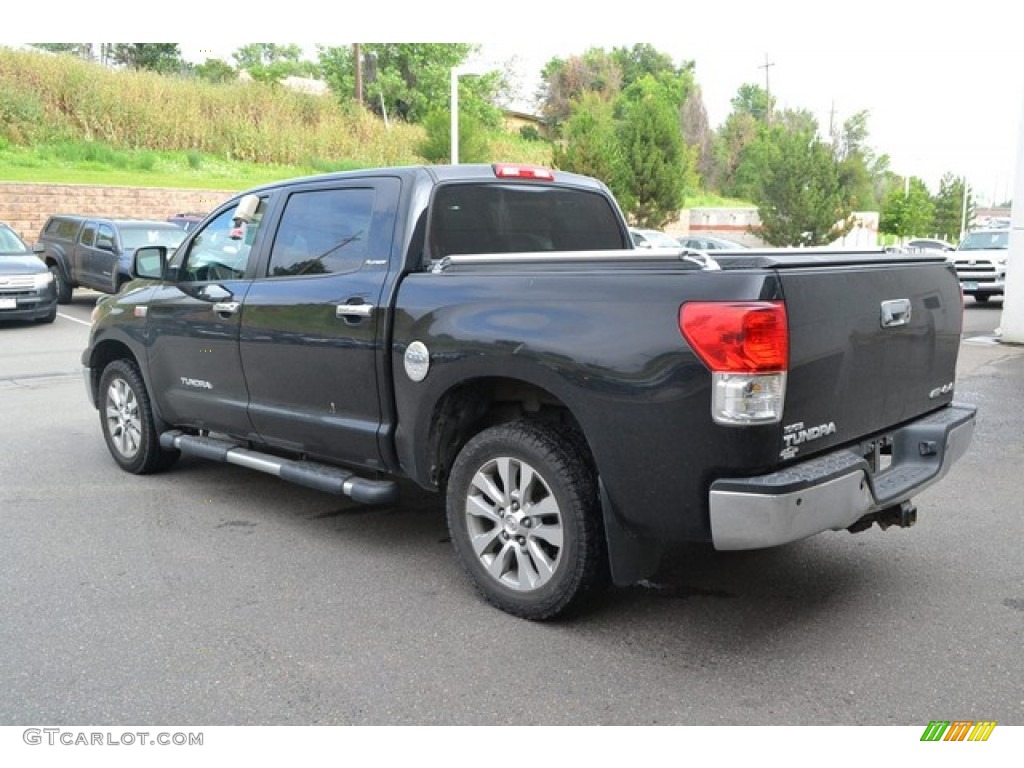 2010 Tundra Limited CrewMax 4x4 - Black / Black photo #4