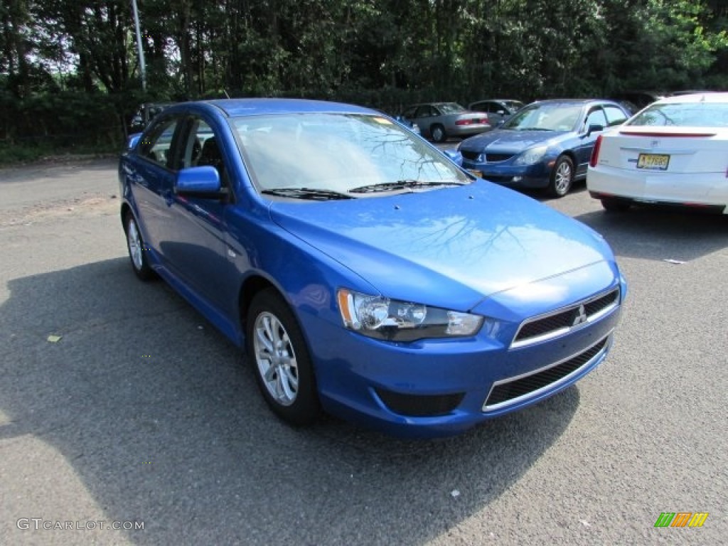 2012 Lancer SE AWD - Octane Blue Pearl / Black photo #1