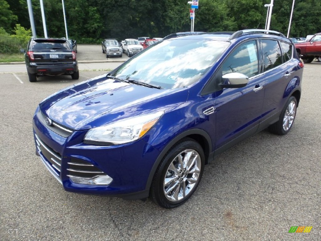 2016 Escape SE 4WD - Deep Impact Blue Metallic / Charcoal Black photo #8