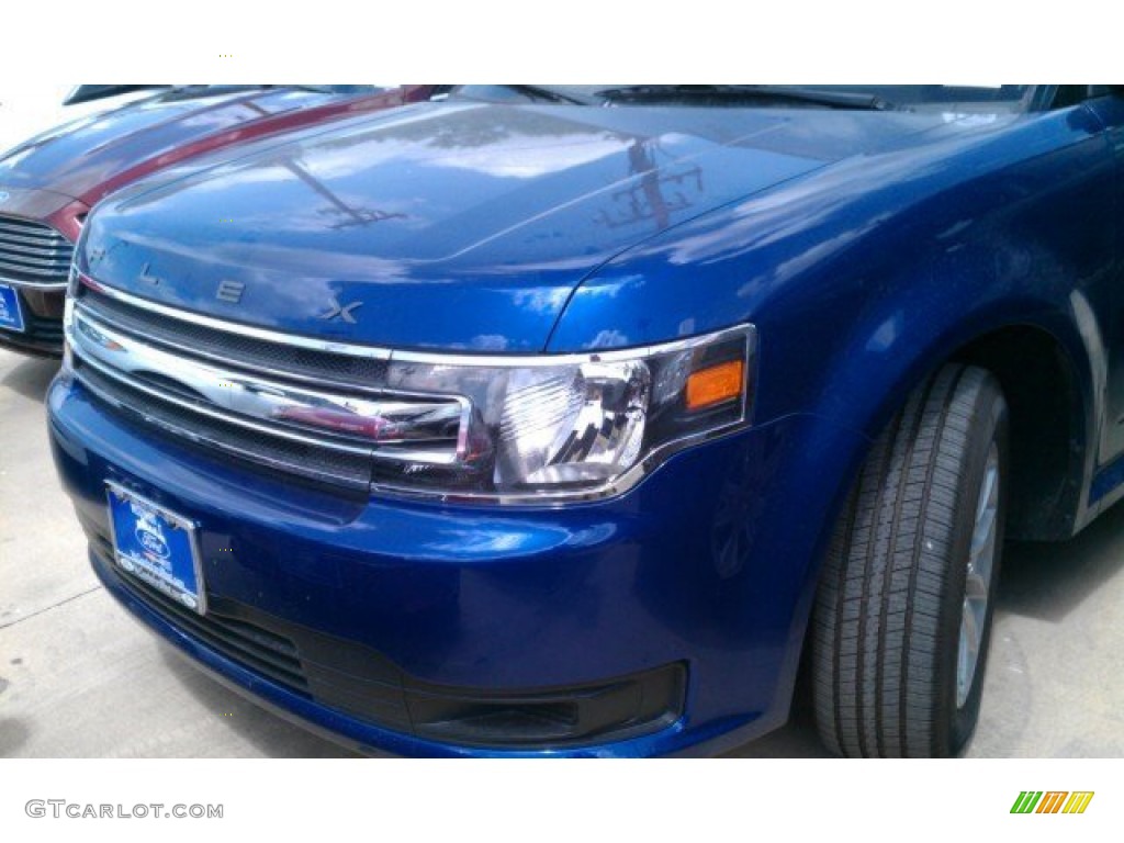 2015 Flex SE - Deep Impact Blue Metallic / Charcoal Black photo #5