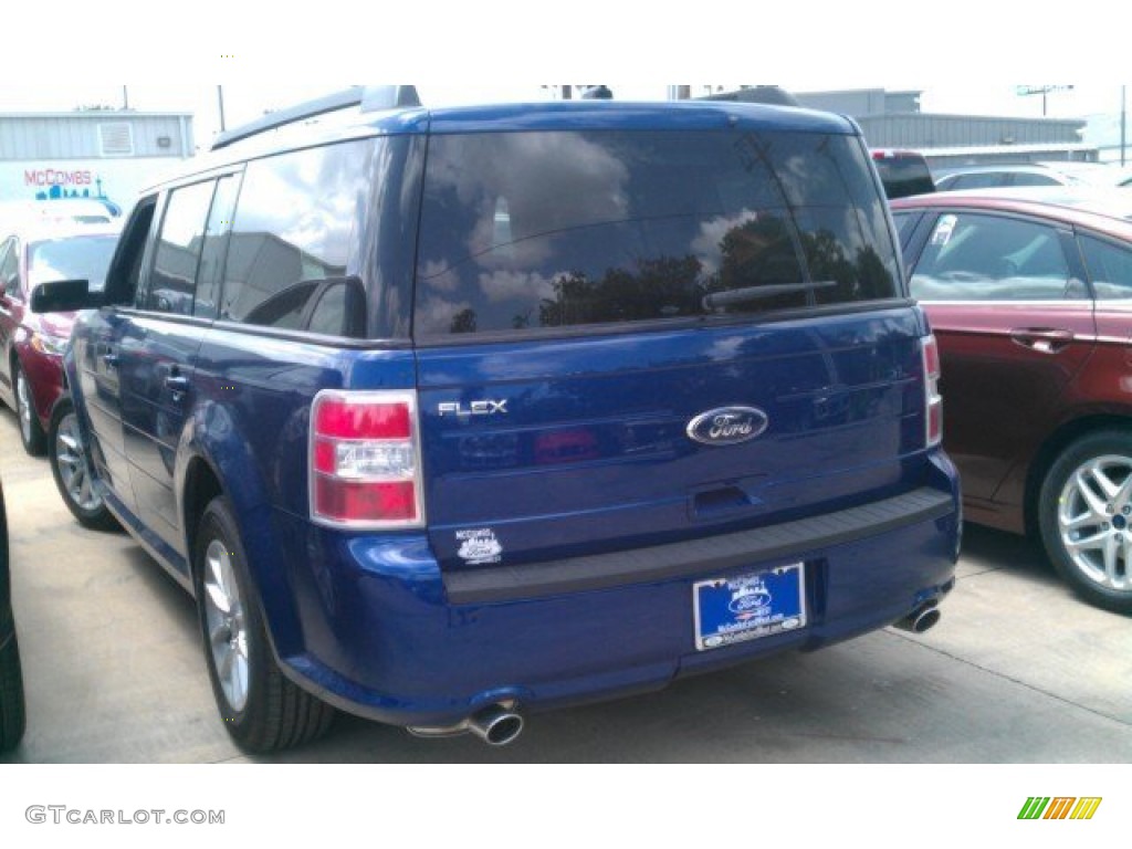 2015 Flex SE - Deep Impact Blue Metallic / Charcoal Black photo #8