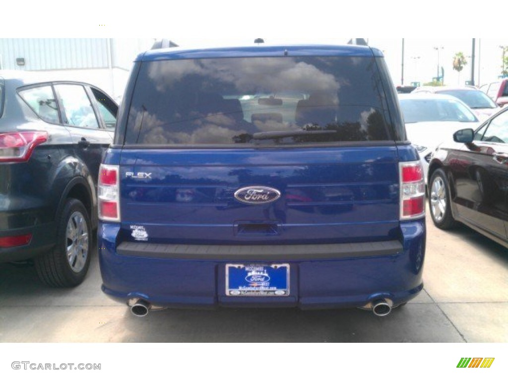 2015 Flex SE - Deep Impact Blue Metallic / Charcoal Black photo #11