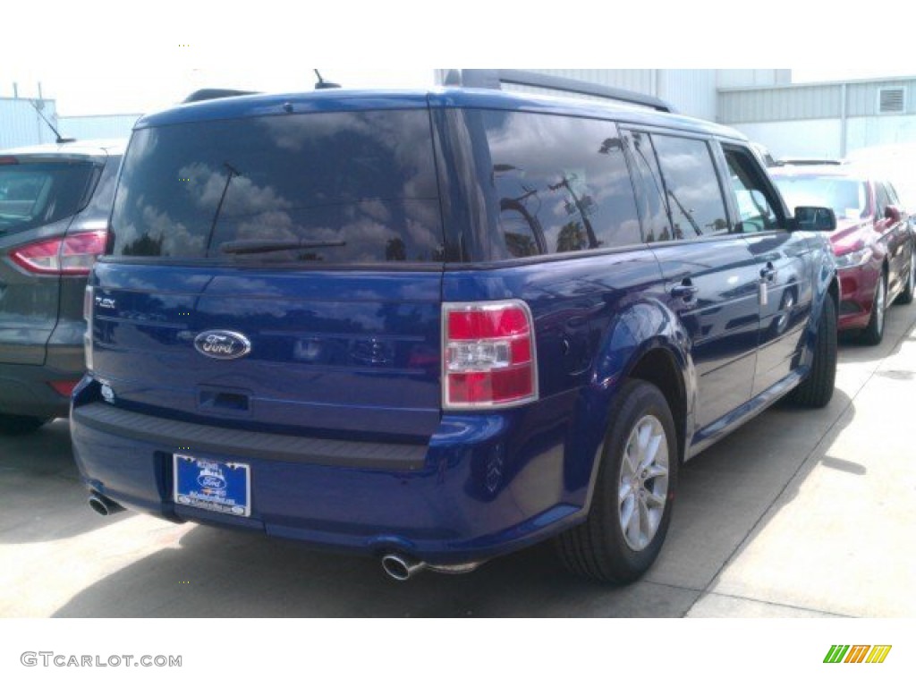 2015 Flex SE - Deep Impact Blue Metallic / Charcoal Black photo #12