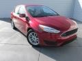 2015 Ruby Red Metallic Ford Focus SE Hatchback  photo #2