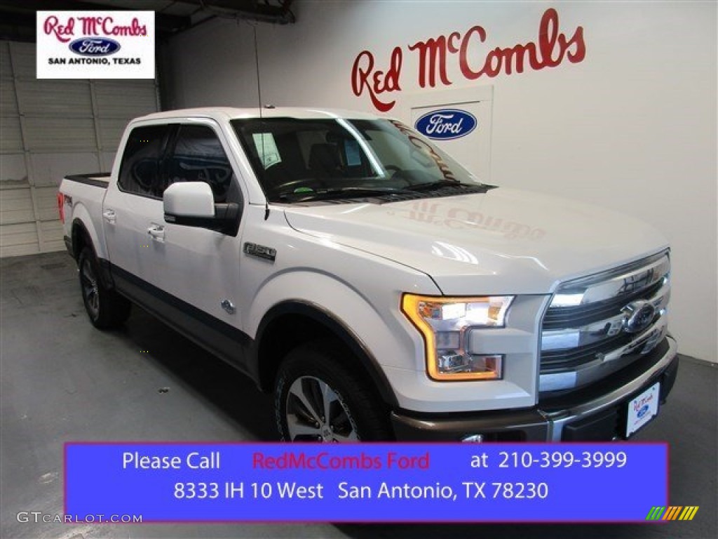 White Platinum Tricoat Ford F150