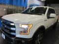 2015 White Platinum Tricoat Ford F150 King Ranch SuperCrew 4x4  photo #3